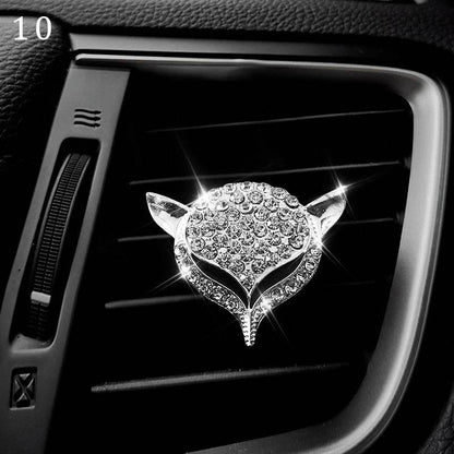 Bling Diamond Car Air Freshener Outlet Perfume Clip - Autoxmatch