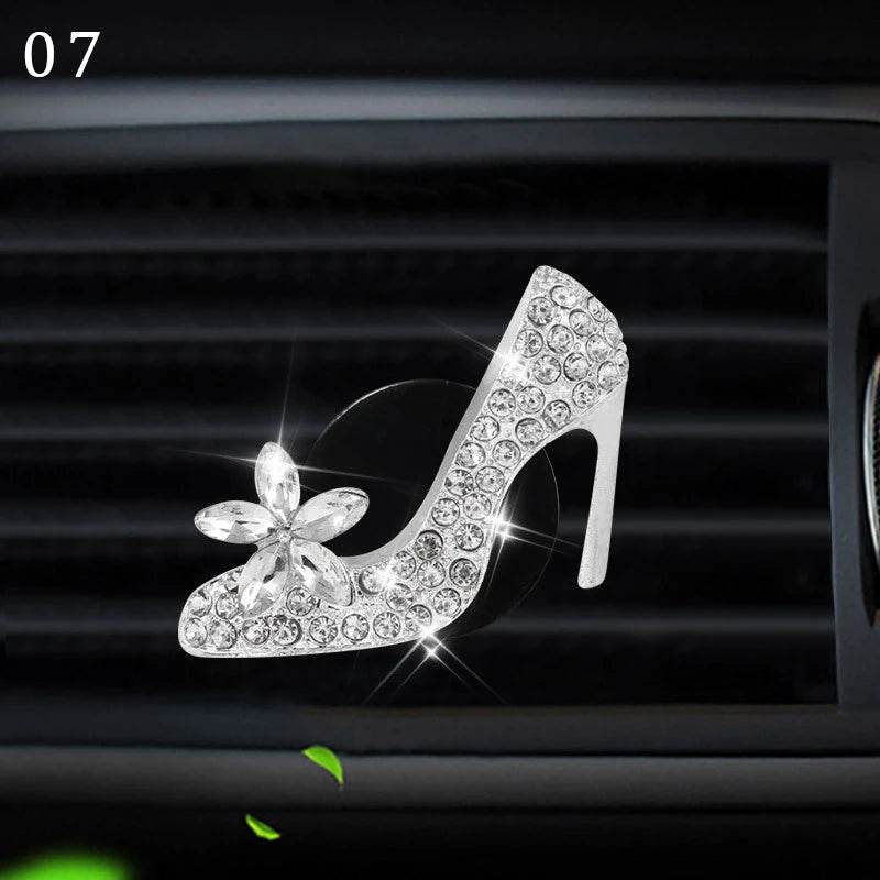 Bling Diamond Car Air Freshener Outlet Perfume Clip - Autoxmatch