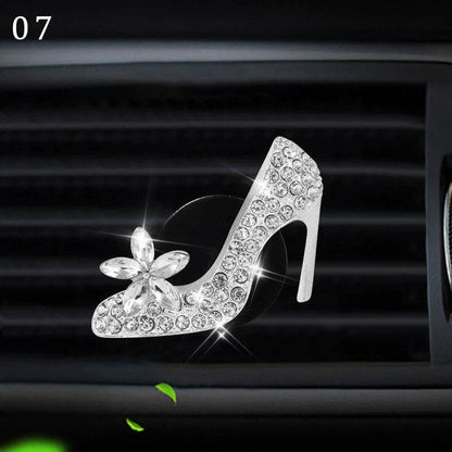 Bling Diamond Car Air Freshener Outlet Perfume Clip - Autoxmatch