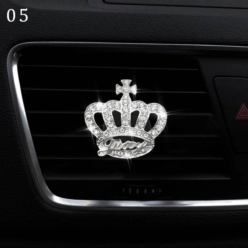 Bling Diamond Car Air Freshener Outlet Perfume Clip - Autoxmatch