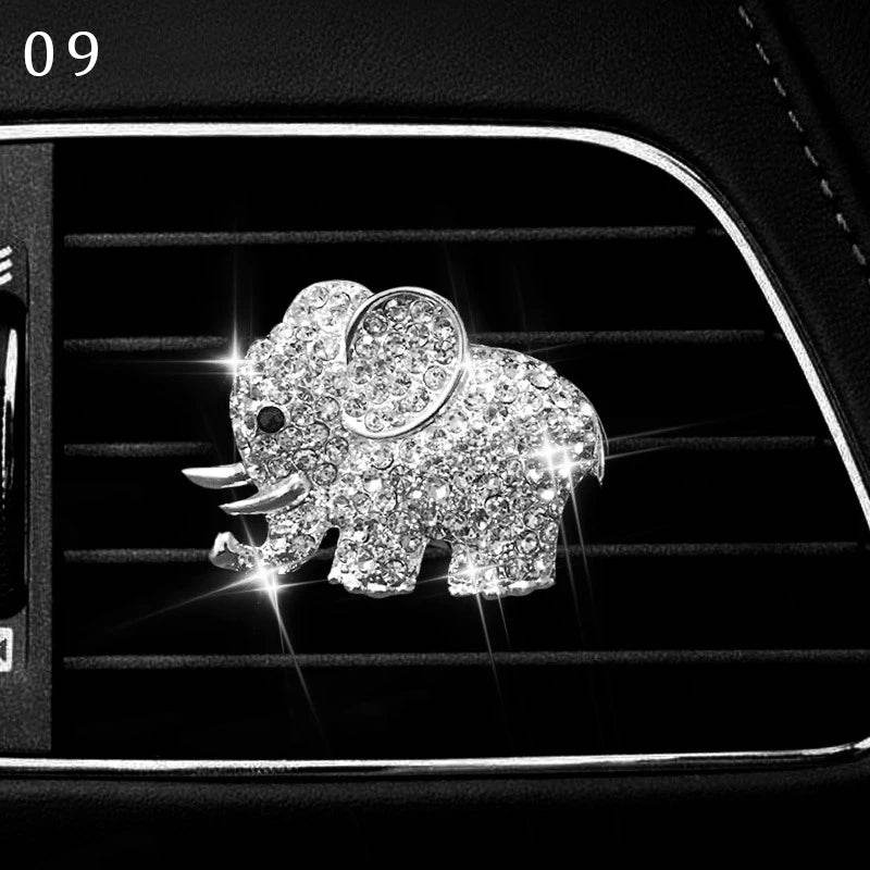 Bling Diamond Car Air Freshener Outlet Perfume Clip - Autoxmatch