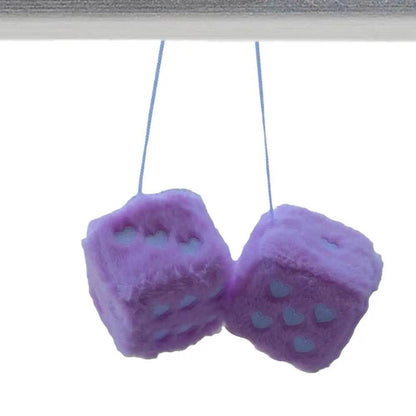Dice Car Ornament Pair Plush - Autoxmatch