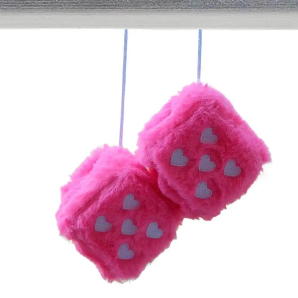 Dice Car Ornament Pair Plush - Autoxmatch