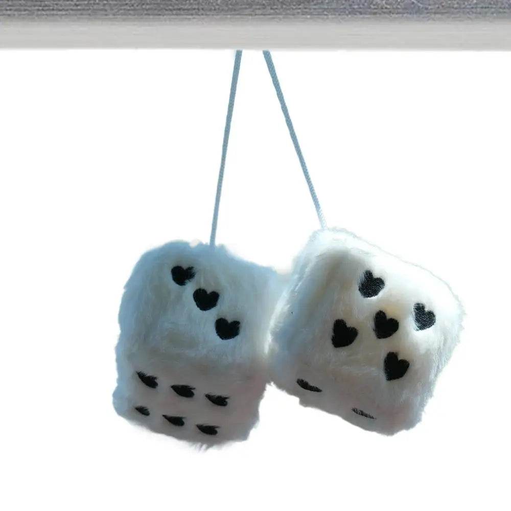 Dice Car Ornament Pair Plush - Autoxmatch