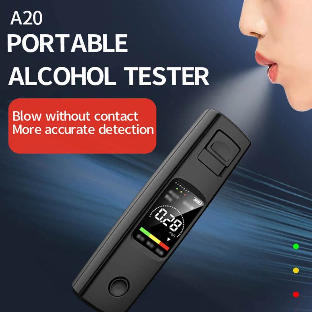 Digital Portable Alcohol Tester With LCD Display - Autoxmatch