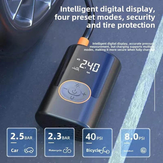 Portable Wireless Car Inflation Pump - Autoxmatch