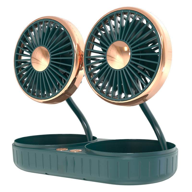 Double-Headed Hose Small Fan | USB-Powered Car Interior Fan - Autoxmatch