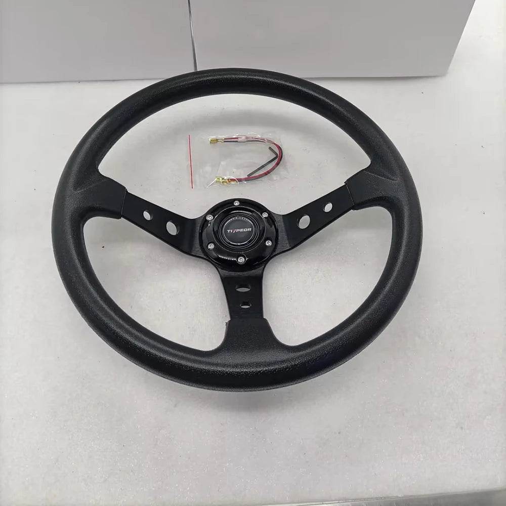 Universal Cars Racing Steering Wheel, 14 inch - Autoxmatch