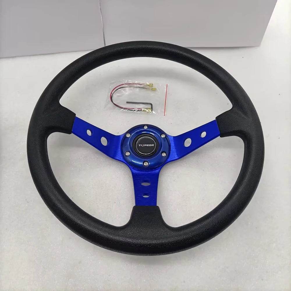 Universal Cars Racing Steering Wheel, 14 inch - Autoxmatch