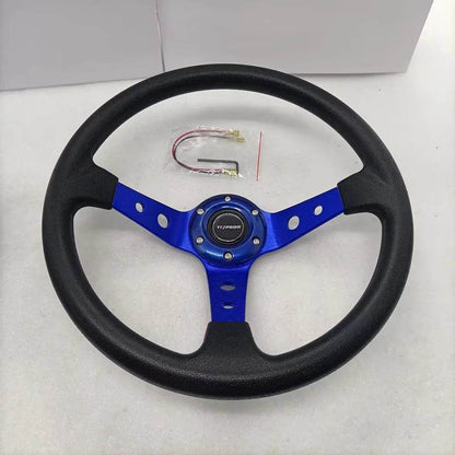 Universal Cars Racing Steering Wheel, 14 inch - Autoxmatch