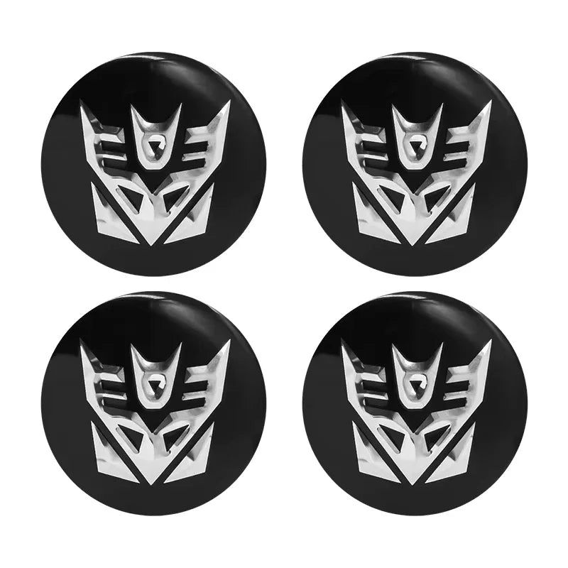 Universal Autobot Transformers Emblem Wheel Center Hub Caps - Autoxmatch