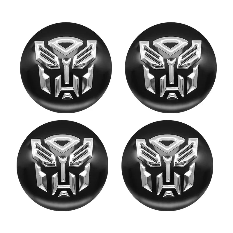 Universal Autobot Transformers Emblem Wheel Center Hub Caps - Autoxmatch
