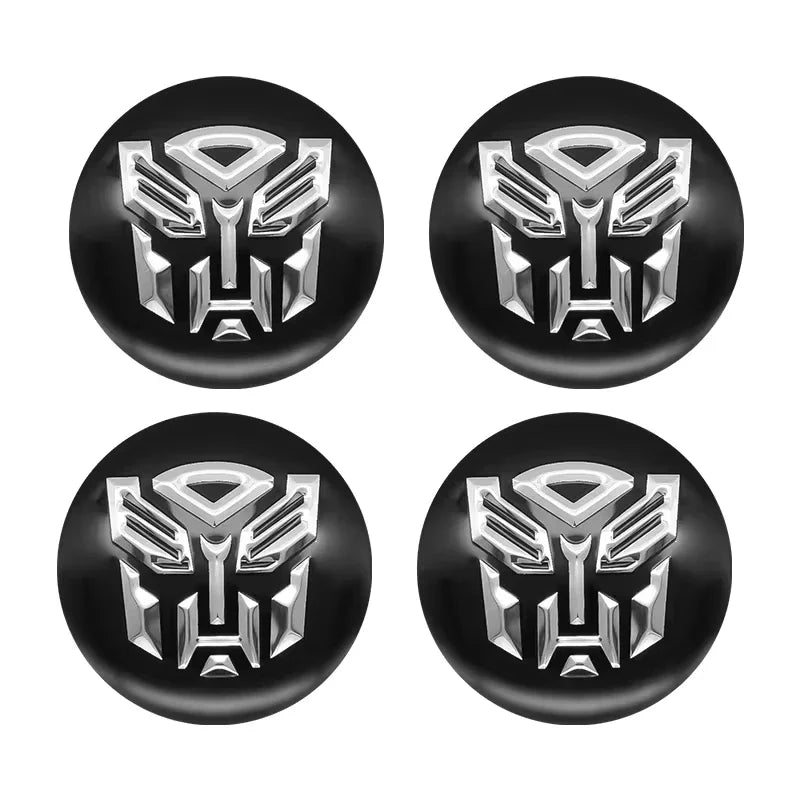 Universal Autobot Transformers Emblem Wheel Center Hub Caps - Autoxmatch