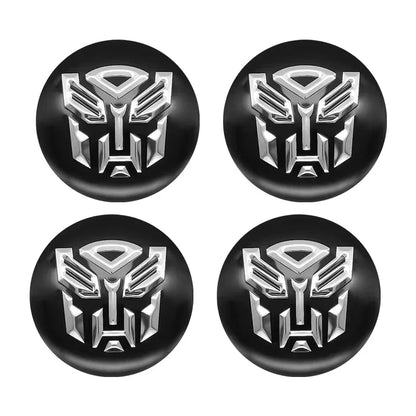 Universal Autobot Transformers Emblem Wheel Center Hub Caps - Autoxmatch