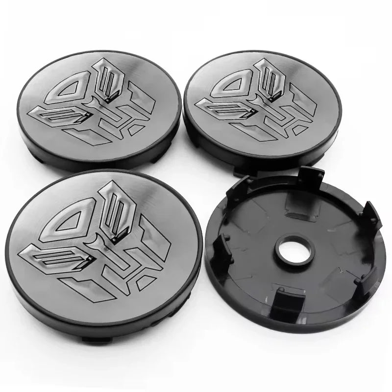 Universal Autobot Transformers Emblem Wheel Center Hub Caps - Autoxmatch
