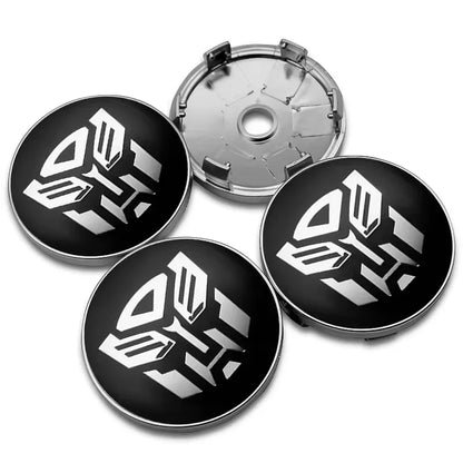 Universal Autobot Transformers Emblem Wheel Center Hub Caps - Autoxmatch