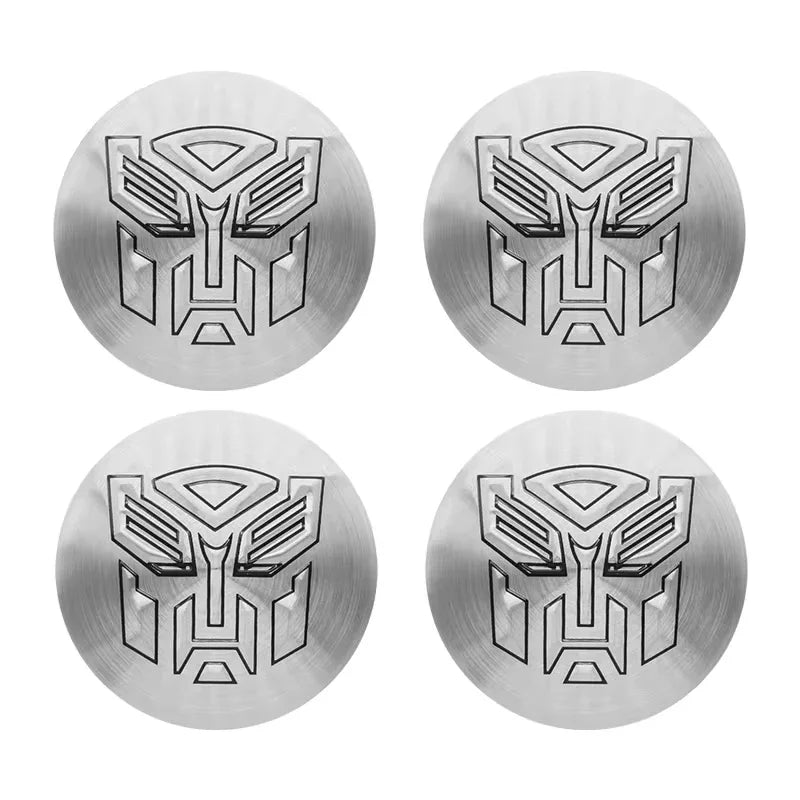 Universal Autobot Transformers Emblem Wheel Center Hub Caps - Autoxmatch