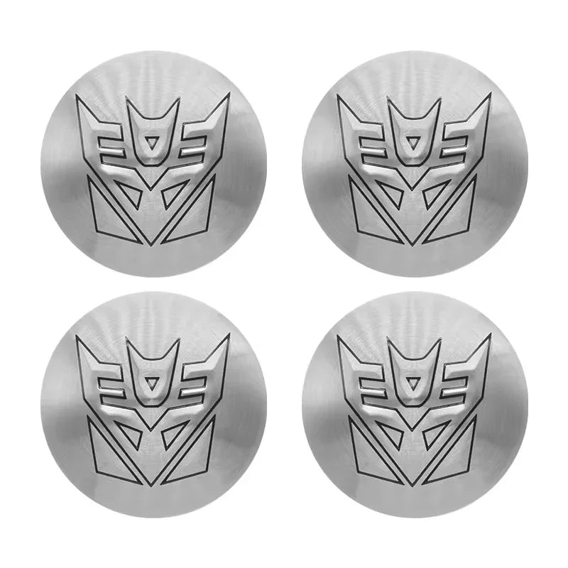 Universal Autobot Transformers Emblem Wheel Center Hub Caps - Autoxmatch