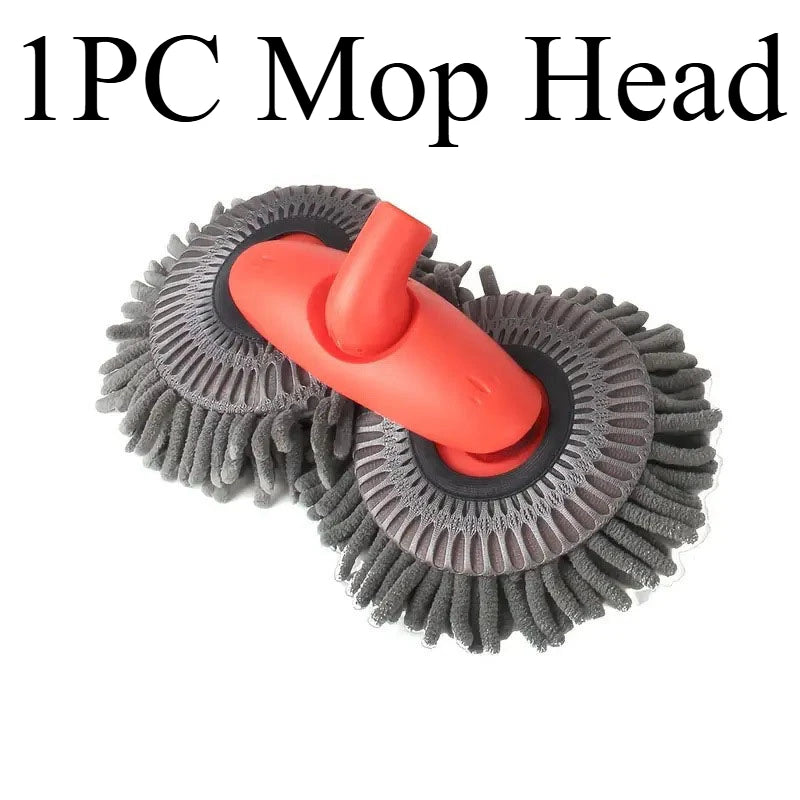 Car Mop Foam Washer Chenille Double Brush Head - Autoxmatch