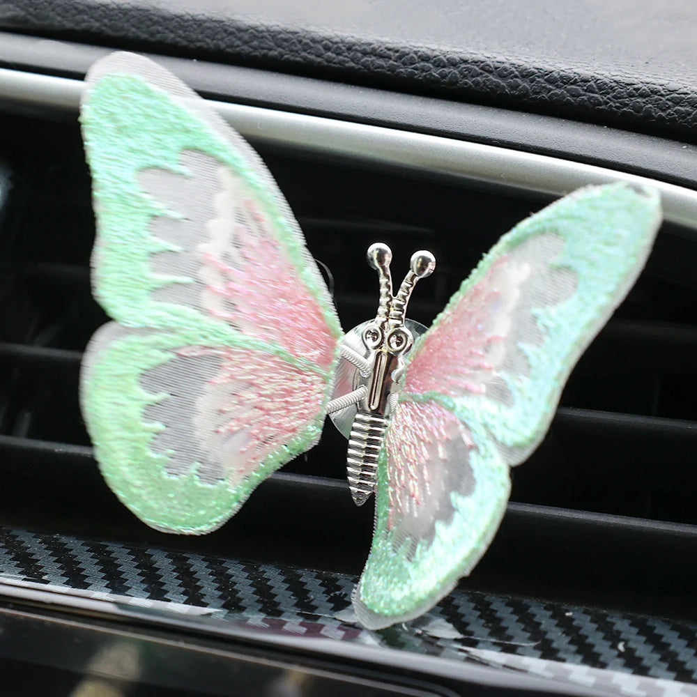 Car Flapping Wings Butterfly Ornament Decoration Accessories - Autoxmatch
