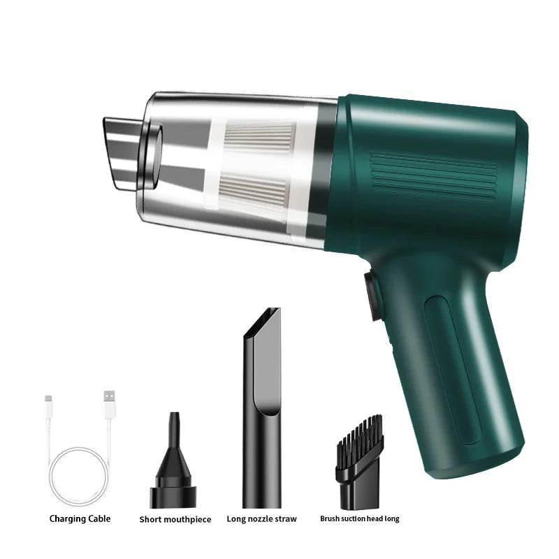 Portable Mini Wireless 2 in 1 High-power Suction and Blower Car Vacuum Cleaner - Autoxmatch