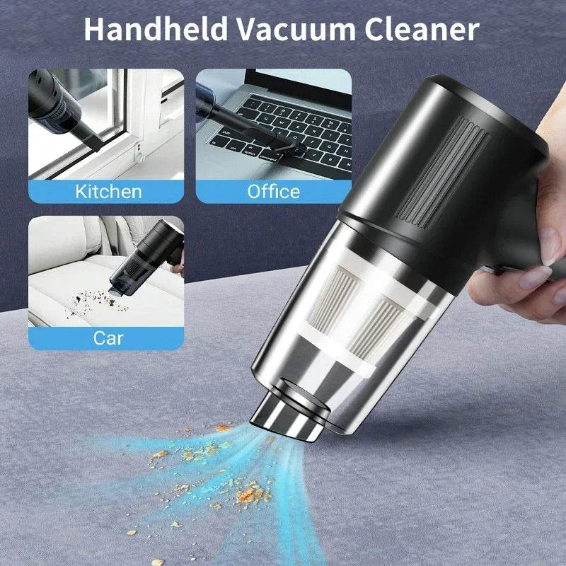 Portable Mini Wireless 2 in 1 High-power Suction and Blower Car Vacuum Cleaner - Autoxmatch