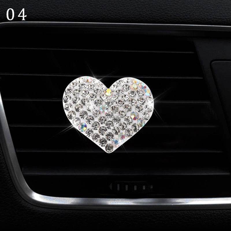 Bling Diamond Car Air Freshener Outlet Perfume Clip - Autoxmatch