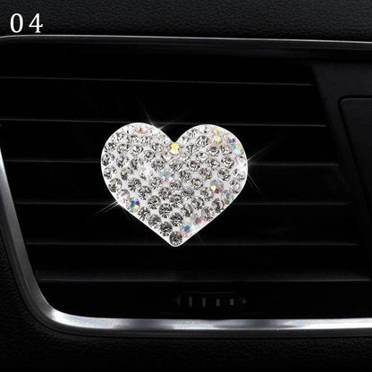 Bling Diamond Car Air Freshener Outlet Perfume Clip - Autoxmatch