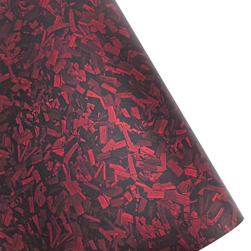 High Glossy Black Gold Silver Red Forged Carbon Fiber Stickers - Autoxmatch