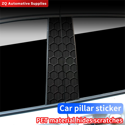 Honeycomb Car Stickers Auto Pillar