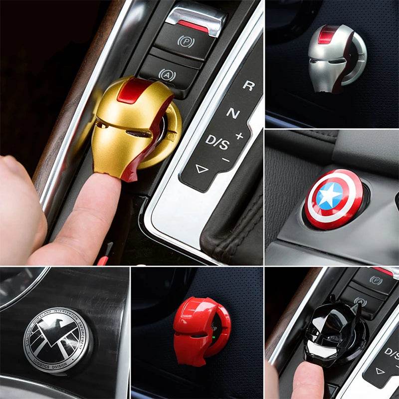 Marvel vs DC Car Ignition Start Switch Button - Autoxmatch
