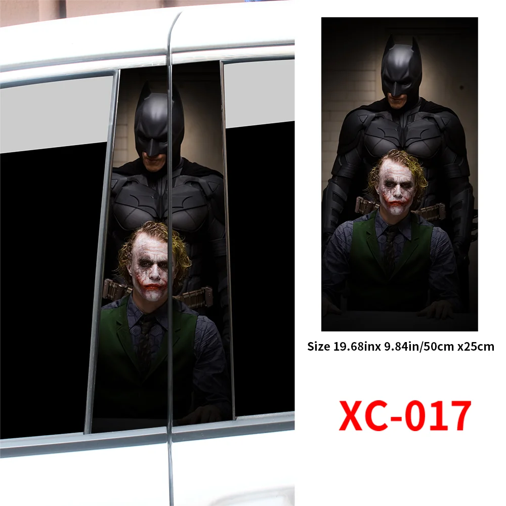 Joker Car Stickers Center Column Cover - Autoxmatch