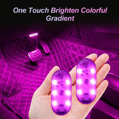 Multi Color Wireless Car Touch Roof LED Lights - Autoxmatch