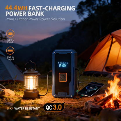 Roadside Emergency 4 in 1 Vehicle Jump Starter