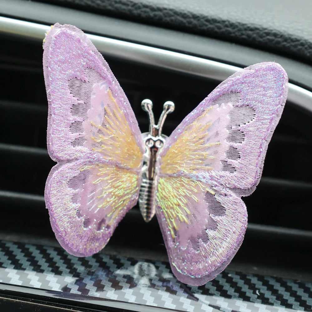 Car Flapping Wings Butterfly Ornament Decoration Accessories - Autoxmatch