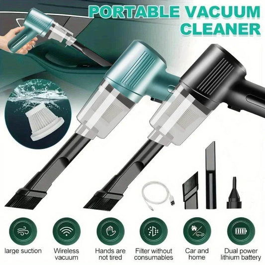 Portable Mini Wireless 2 in 1 High-power Suction and Blower Car Vacuum Cleaner - Autoxmatch