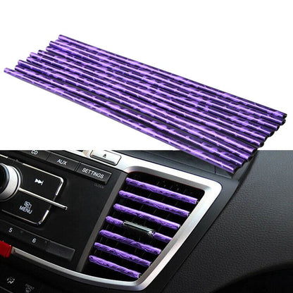Car Interior Air Conditioner Outlet Vent Grille Chrome Decoration Strip - Autoxmatch
