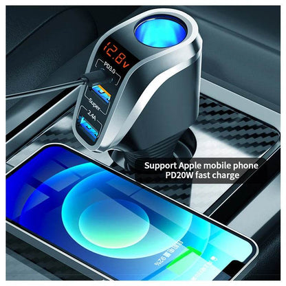 Quick Car Cigarette Lighter & Mobile Charger QC 3.0 - Autoxmatch