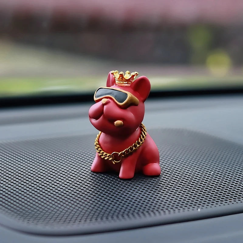 Trendy Resin Bully Dog Car Interior Decoration - Autoxmatch