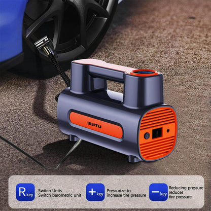 Tire Inflator 12V DC Portable Compressor - Autoxmatch