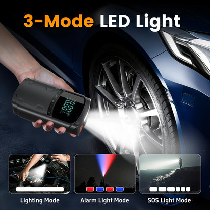 Autoxmatch Paiviroku 4-in-1 Car Jump Starter Kit