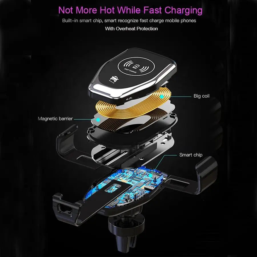 Wireless Car Charger Mobile Phone Holder