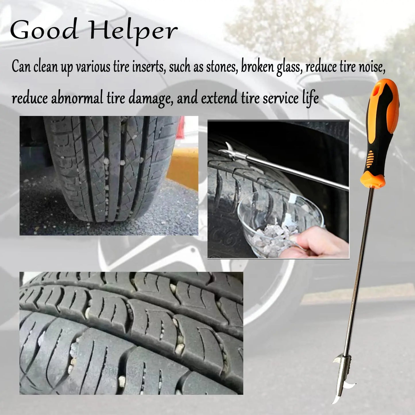 Car Tire Stone Cleaning Hook