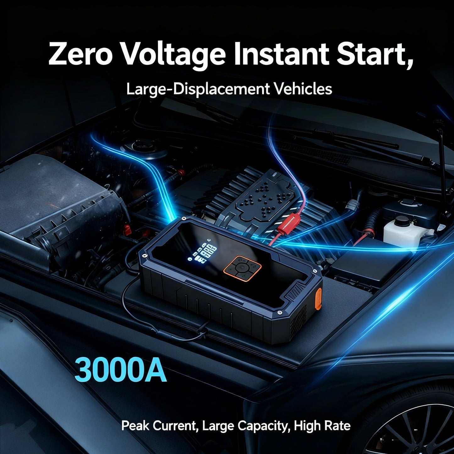 Roadside Emergency 4 in 1 Vehicle Jump Starter