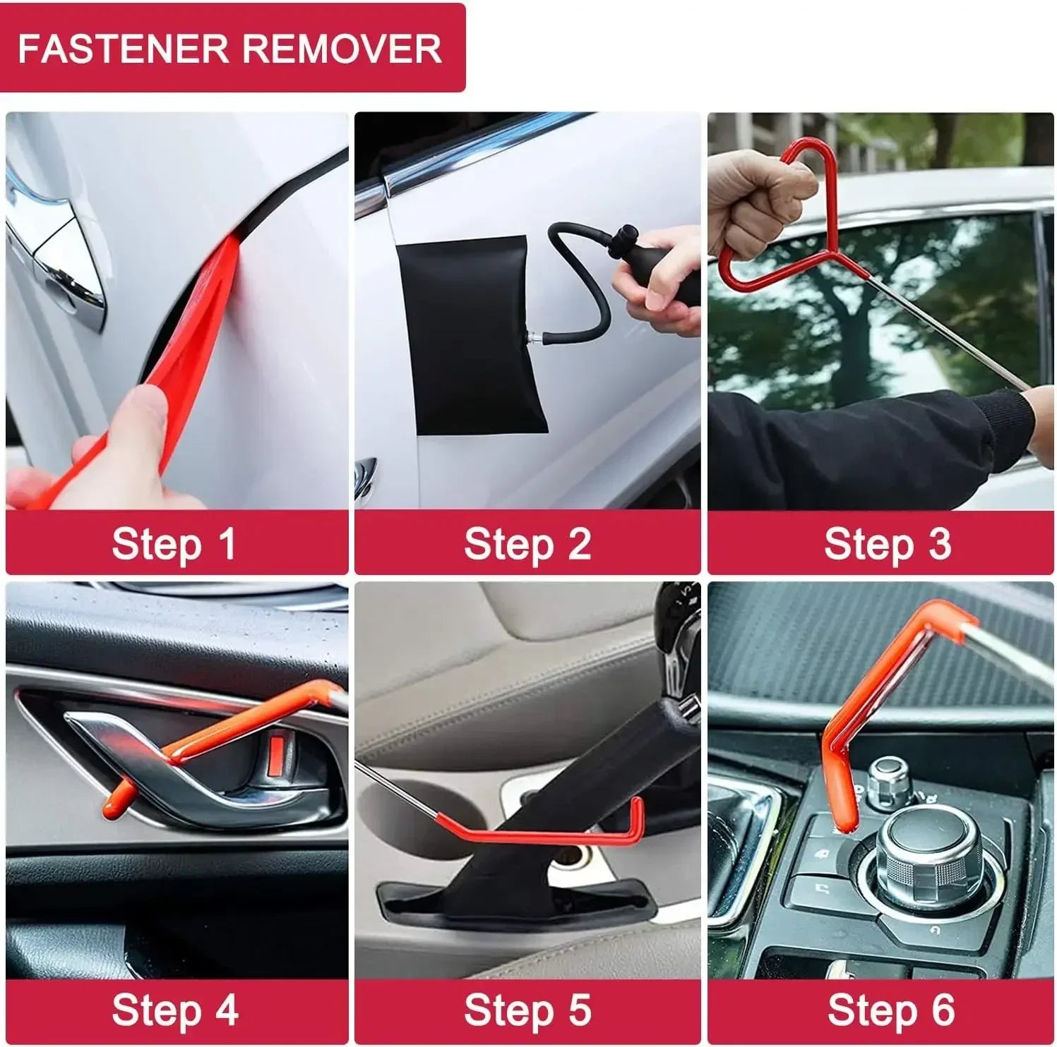 Step-by-step guide on using Car Door Lockout Tool Kit