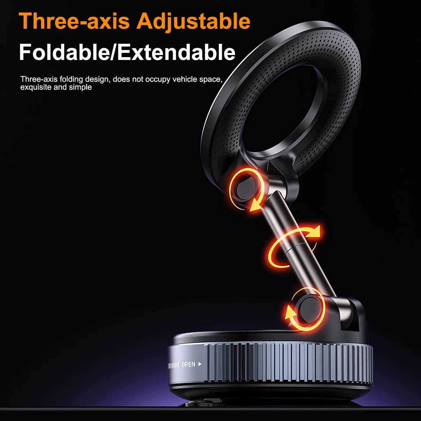 Strong Adjustable Vacuum Mount Phone Holder - Autoxmatch