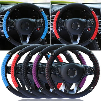 Summer Winter Car Steering Wheel Covers 37-38cm
