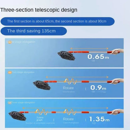 Car Mop Foam Washer Chenille Double Brush Head - Autoxmatch