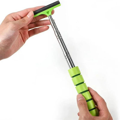 Retractable Car Rearview Mirror Wiper Stainless Steel - Autoxmatch