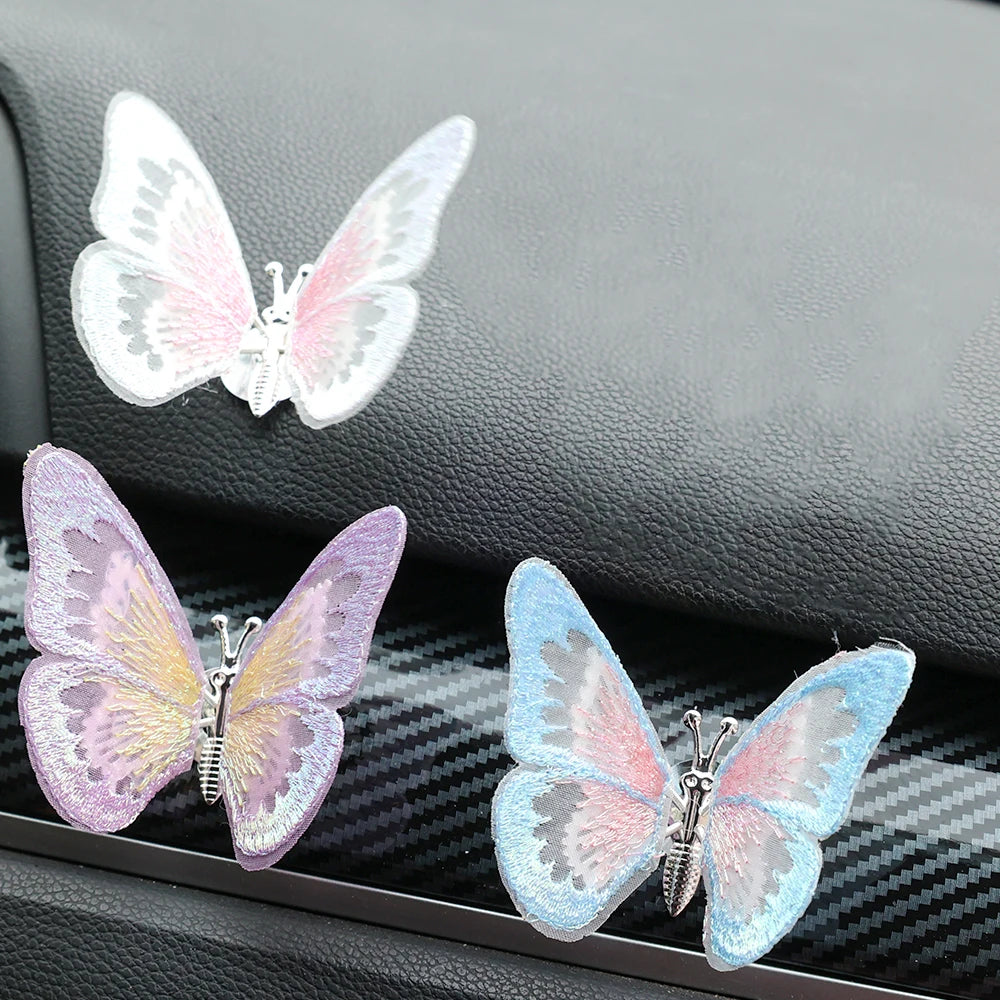 Car Flapping Wings Butterfly Ornament Decoration Accessories - Autoxmatch